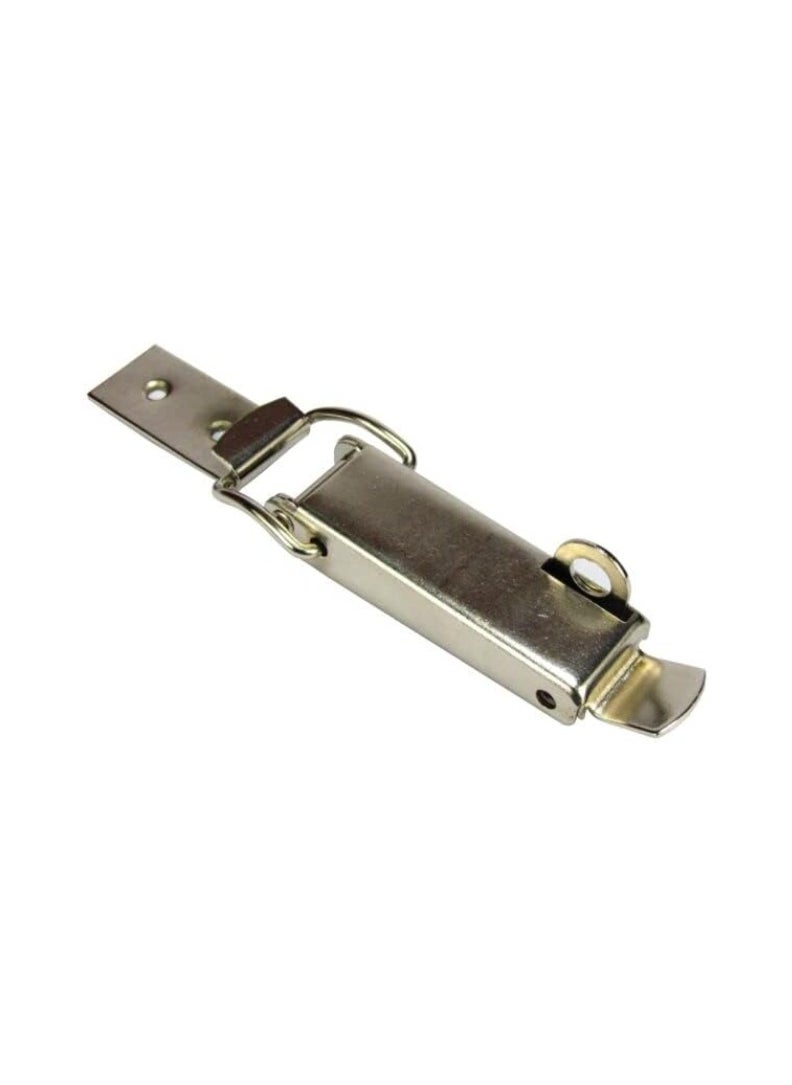 KNP - KNP 8330 Nickel Plated Padlock Hasp Lock Hook 10Pcs is a durable and secure locking solution for doors, cabinets, storage boxes, gates, and lockers. - Image 1