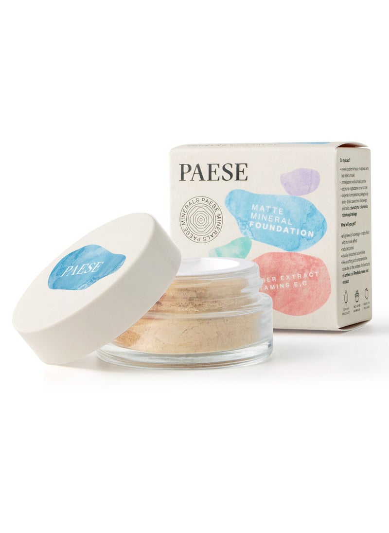 Paese - Matt Mineral Foundation High Coverage 101W Beige - Image 1