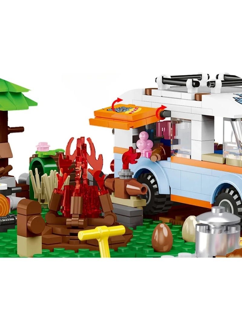 كوجو مجموعة بناء رحلة التخييم في الغابة – 594 قطعة - Image 4