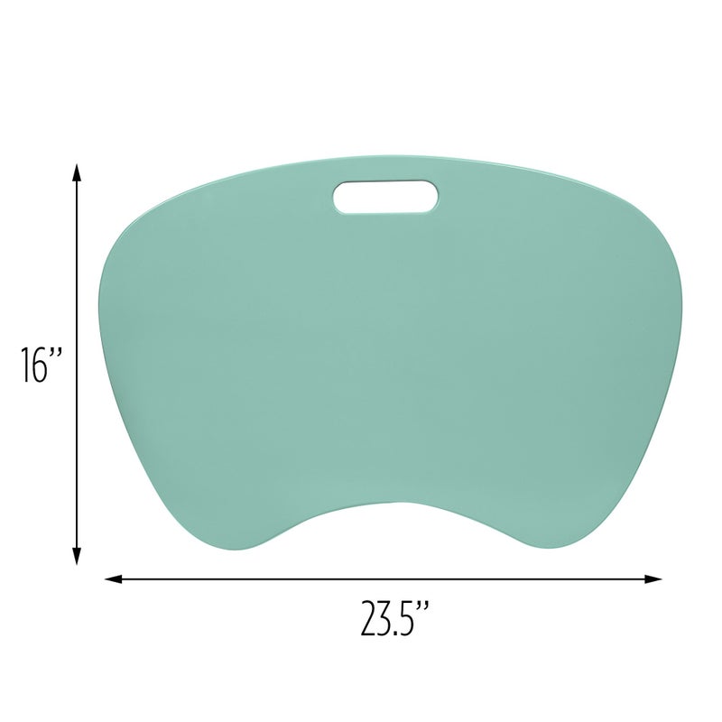 Honey Can Do Honey-Can-Do TBL-03540 Portable Laptop Lap Desk with Handle, Mint, 23 L x 16 W x 2.5 H - Image 2