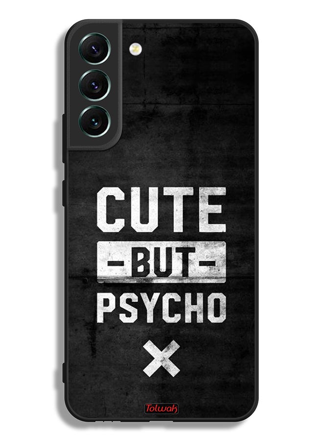Tolwak Samsung Galaxy S22 Plus 5G Protective Case Cover Cute But Psycho - Image 3