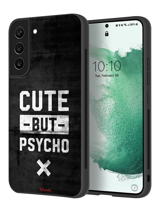 Tolwak Samsung Galaxy S22 Plus 5G Protective Case Cover Cute But Psycho - Image 1