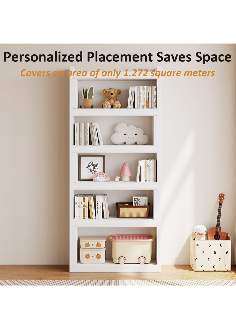 YY-ريشير رفوف كتب مفتوحة متعددة الطبقات قابلة للتوسع ، رفوف عرض الزاوية المستقلة ، توفير المساحة الرف الأرضي للمكتب ، غرفة المعيشة المنزلية وغرفة النوم - Image 3