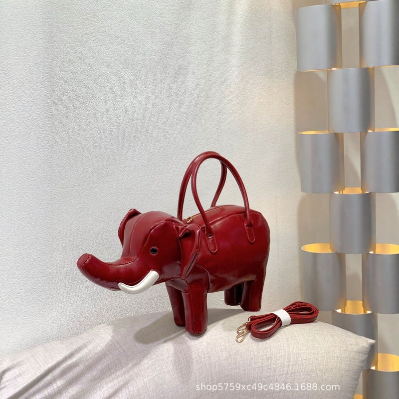 3D Elephant Shaped Crossbody Bag - Image 3