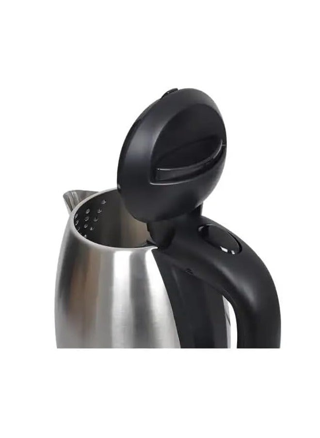 1.2L 1500W Stainless Steel Electric Water Kettle Set with 2 Cups for Tea and Coffee and Serving Tray | Water Kettle for Hotels, Offices & Homes | Hotel Water Kettle - Image 5