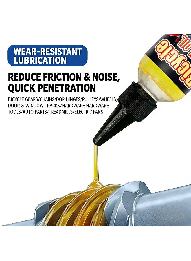 ويليام وير زيت سلسلة دراجة عام 100 مل لجميع الأغراض، زيت تزييت محمل السلسلة ومركز السلسلة، إصلاح ووقاية من الصدأ، يعمل أيضًا لأدوات الميكانيك، ماكينة الخياطة، إكسسوارات السيارات، والأجهزة المنزلية - Image 5