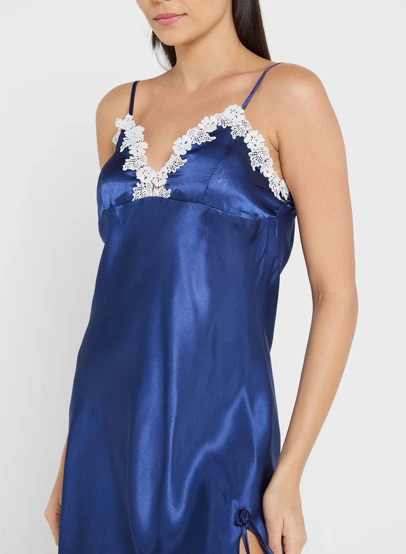 ELLA Satin Slip Dress