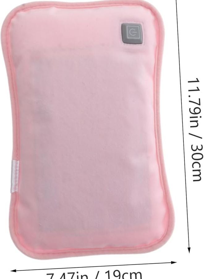 Valiclud Portable USB Heating Hot Water Bag Plush Cover Hand Warmer Neck Shoulder Winter Gift - Image 3