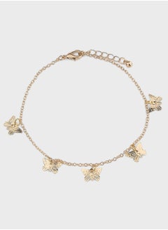Ginger 2 Pack Butterfly Anklet  - Image 2