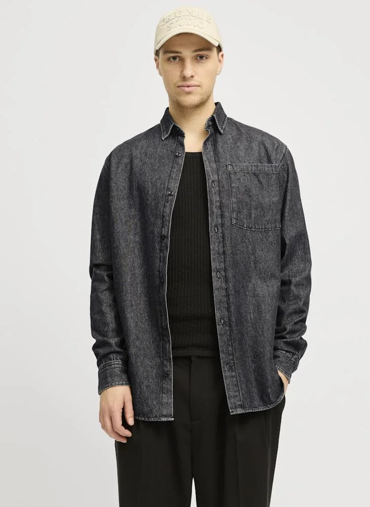 JACK & JONES Pocket Detail Regular Fit Shirt