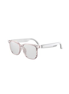 Generic Black Technology Modern HY-C8 AI Intelligent Bluetooth Real-time Translation Subtitles Super Glasses Multi-language Simultaneous Translation-Color:White  - Image 1