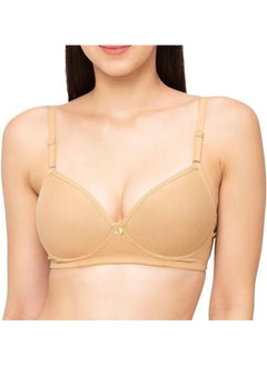 Love Bell Love Bell Womens Everyday Padded Bra Full Coverage Premium Cotton Lovebell Woman Wirefree T shirt Bra  - Image 1