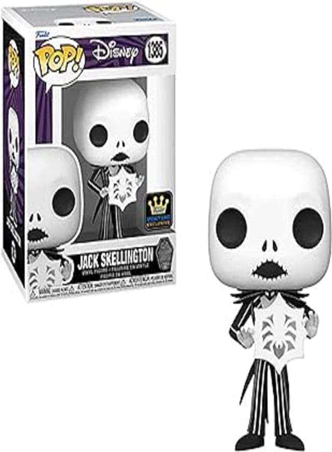 Funko POP! DISNEY: The Nightmare Before Christmas 30th- Jack Skellington w/Snowflake (FS), Small(73947)