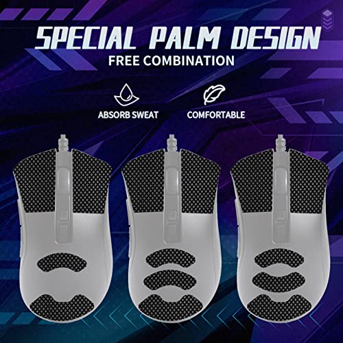 TALONGAMES Mouse Anti Slip Grip Tape Compatible with Razer DeathAdder V2 / DeathAdder V2 Pro Gaming Mouse, Palm Sweat Absorption, Thin 0.5mm, Cut to Fit, Easy to Apply, Mouse Skin - Image 3