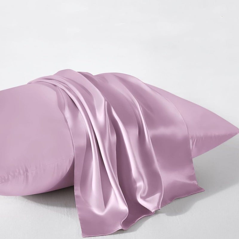ROSEWARD Pure Mulberry Silk Pillowcase King Size for Hair and Skin Made in USA  Real 22 Momme Purple Silk Pillow Cases with Zipper  Real Silk  Anti Wrinkle  Anti Aging  Anti Acne  1 Pc 20""x36"" (King  Purple) - Image 4
