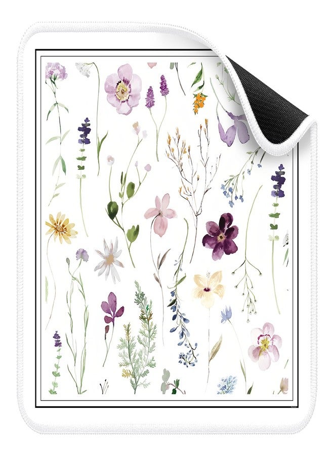 Deyimmei Mahjong Mat for Table - Non-Slip Mahjong Table Cover with Storage Pockets, Perfect Mahjong Accessories & Gifts for Women, Men, and Mahjong Enthusiasts (Floral Watercolor) - Image 1