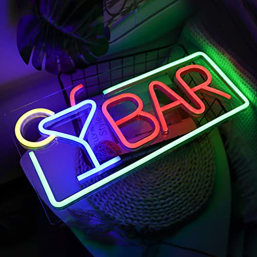 JFLLamp Bar Neon Signs for Wall Decor Led Bar Lights for Bedroom Led Sign Room Decor Aesthetic Suitable for Living Room Bistro Man Cave Party - Image 2
