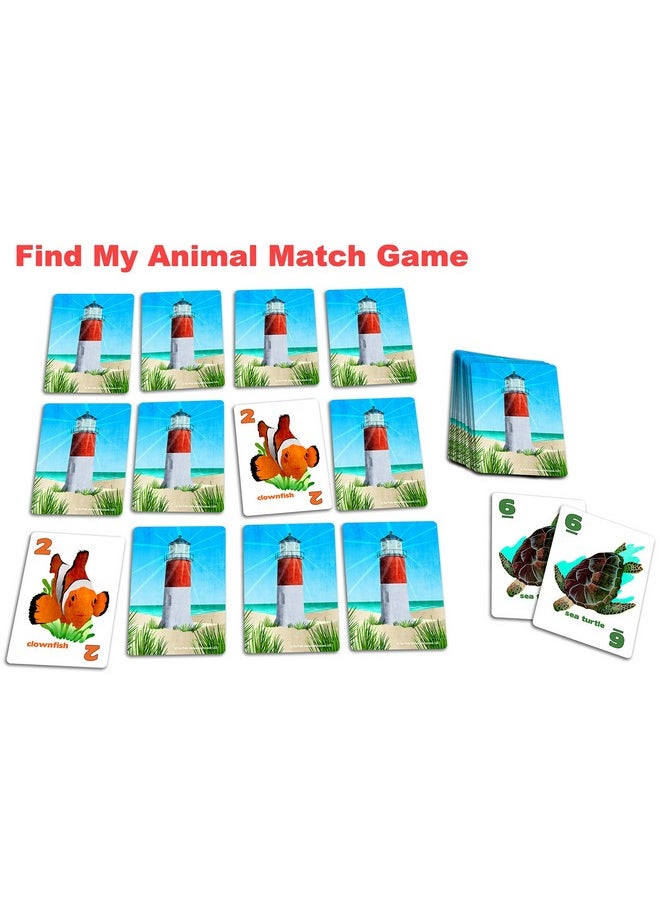 Arizona GameCo - Go Fish Untamed Oceans Card Game For Kids Age 4 8 Play Go Fish Old Maid And Slap Jack Using The Same Deck Easy To Learn Fun Gift Boy Girl - Image 1