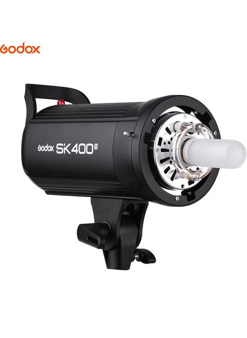 Professional Compact 400Ws Studio Flash Strobe Light Built-in Godox 2.4G Wireless X System GN65 5600K with 150W Modeling Lamp for E-commerce Product Portrait Lifestyle Photography