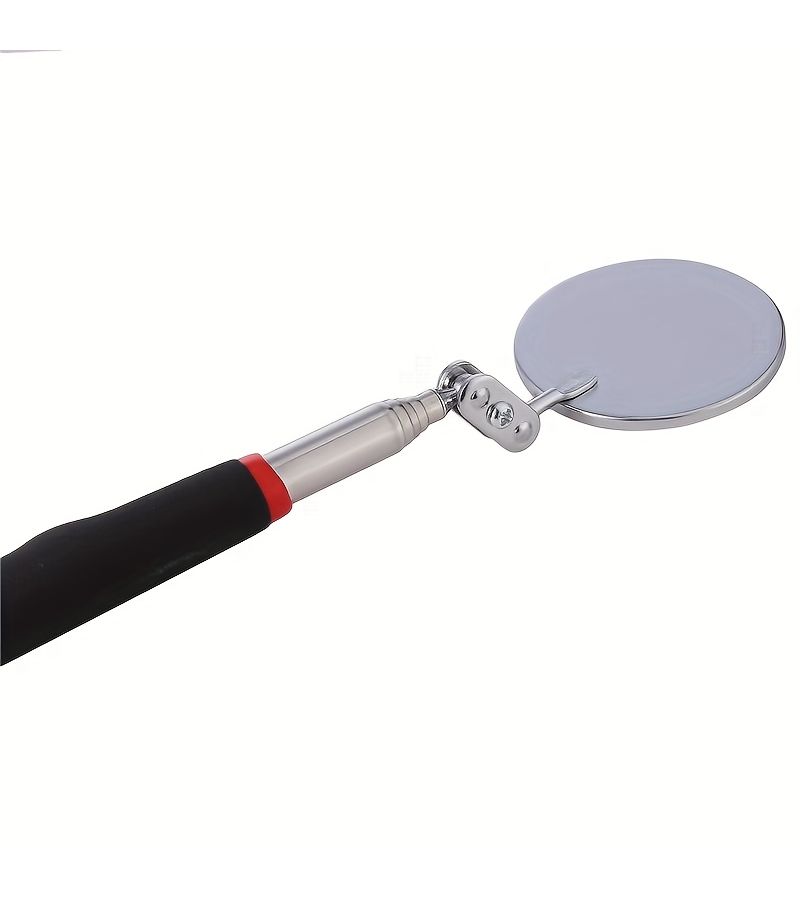 Black Undercarriage Inspection Telescopic Folding Mirror With Retractable Magnetic Pickup Tool Lighted Magnetic Rod Auto Repair Tool Metal Pickup Suction Pound - Image 3