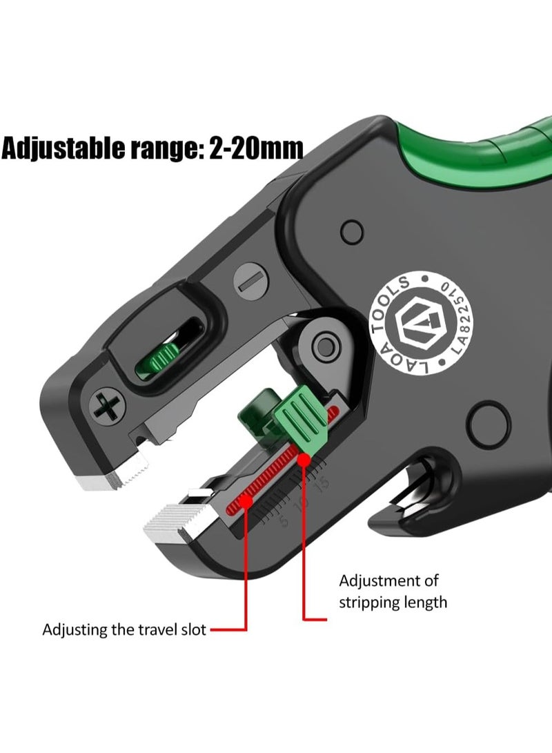 LAOA Multifunctional Automatic Wire Stripper and Cutter – Professional Electrician Pliers with Spring-Loaded Design, SK5 Blades, for Thin, Thick & Multi-Core Wires - Image 5