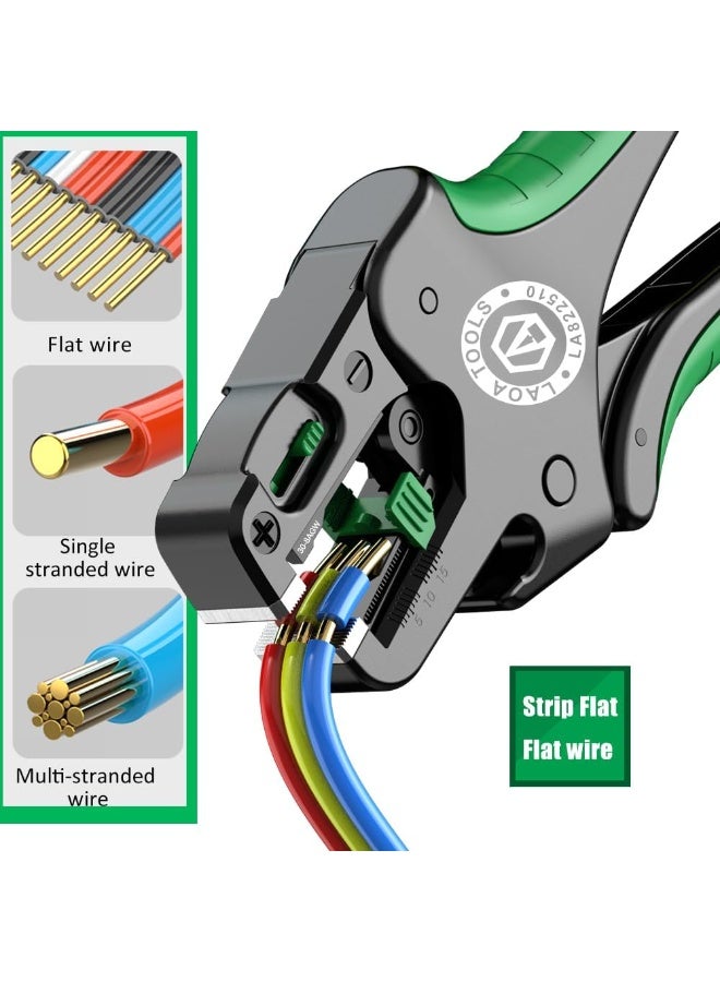 LAOA Multifunctional Automatic Wire Stripper and Cutter – Professional Electrician Pliers with Spring-Loaded Design, SK5 Blades, for Thin, Thick & Multi-Core Wires - Image 3