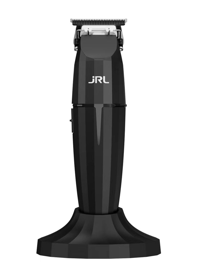 JRL Professional JRL ONYX FF2020T-B | Professional Cordless Hair Trimmer | Zero-Gap Precision Blades, Ultra-Quiet Motor, Long Battery Life, Charging Dock | Barber & Salon-Grade Detailer | Black - Image 1