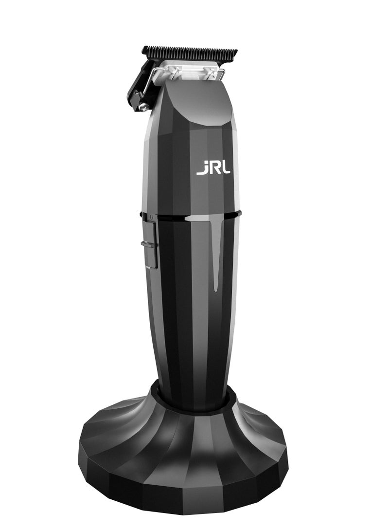 JRL Professional JRL ONYX FF2020T-B | Professional Cordless Hair Trimmer | Zero-Gap Precision Blades, Ultra-Quiet Motor, Long Battery Life, Charging Dock | Barber & Salon-Grade Detailer | Black - Image 2