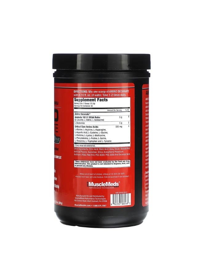 MUSCLEMEDS Amino Decanate Fruit Punch 13.4 oz 381 g  - Image 2