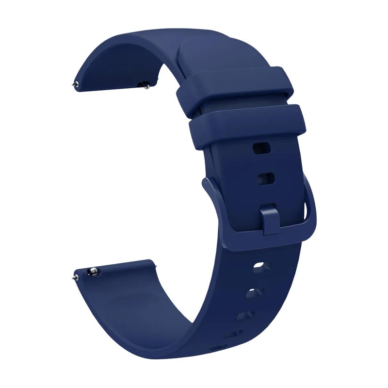ACM Watch Strap Silicone Belt 22mm compatible with Fastrack Limitless Fs1 Pro Smartwatch Color Hook Band Blue - Image 5