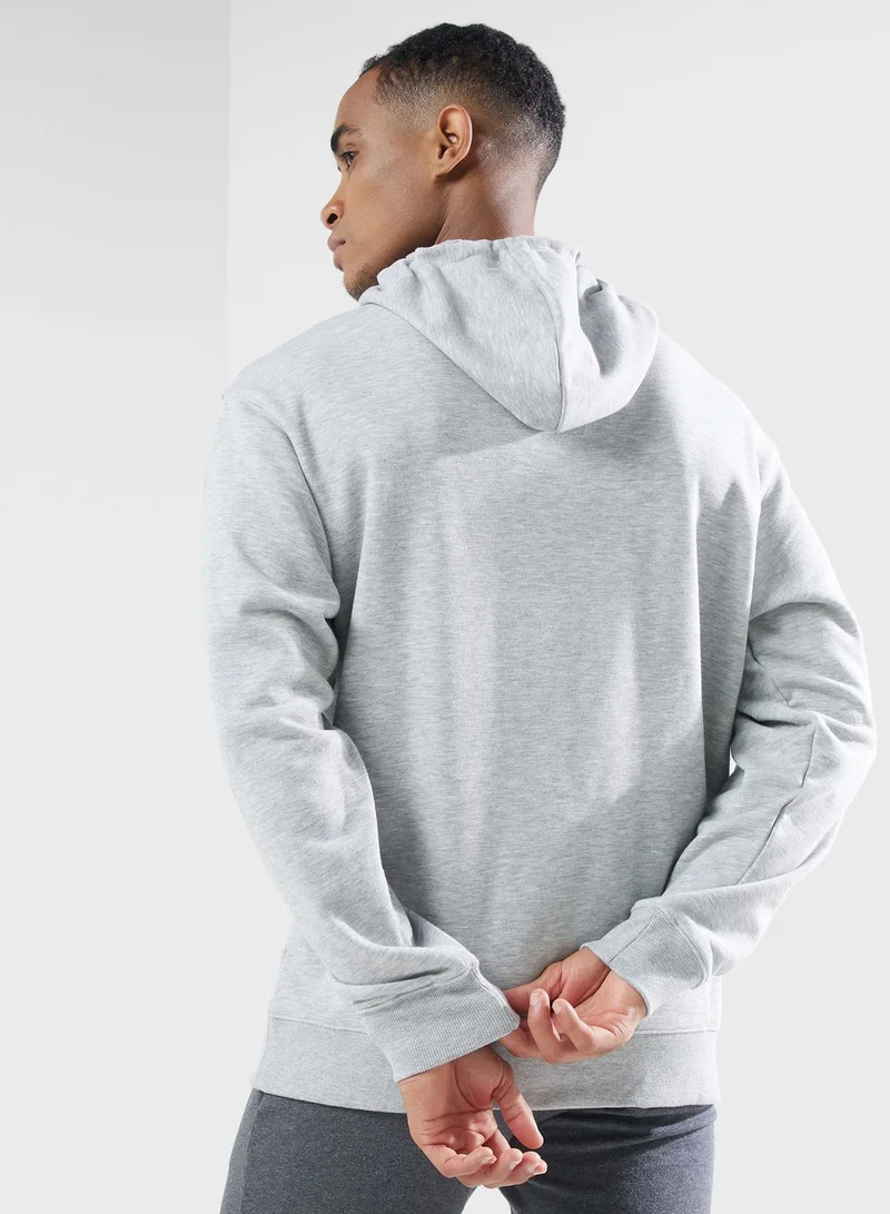 New Balance Logo Stacked Hoodie