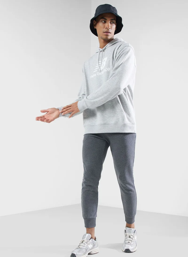 New Balance Logo Stacked Hoodie