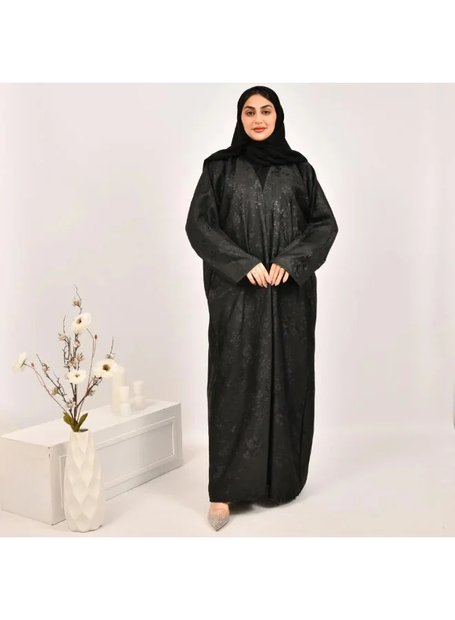 lamha abaya Summer jacquard wrap abaya
