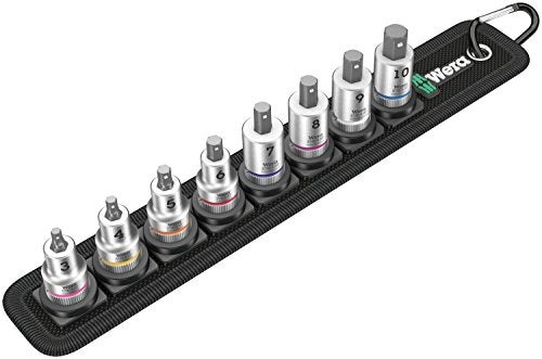 Wera 05003971001 Belt B 2 Zyklop InHexPlus bit socket set with holding function 38 drive 8 pieces - Image 1