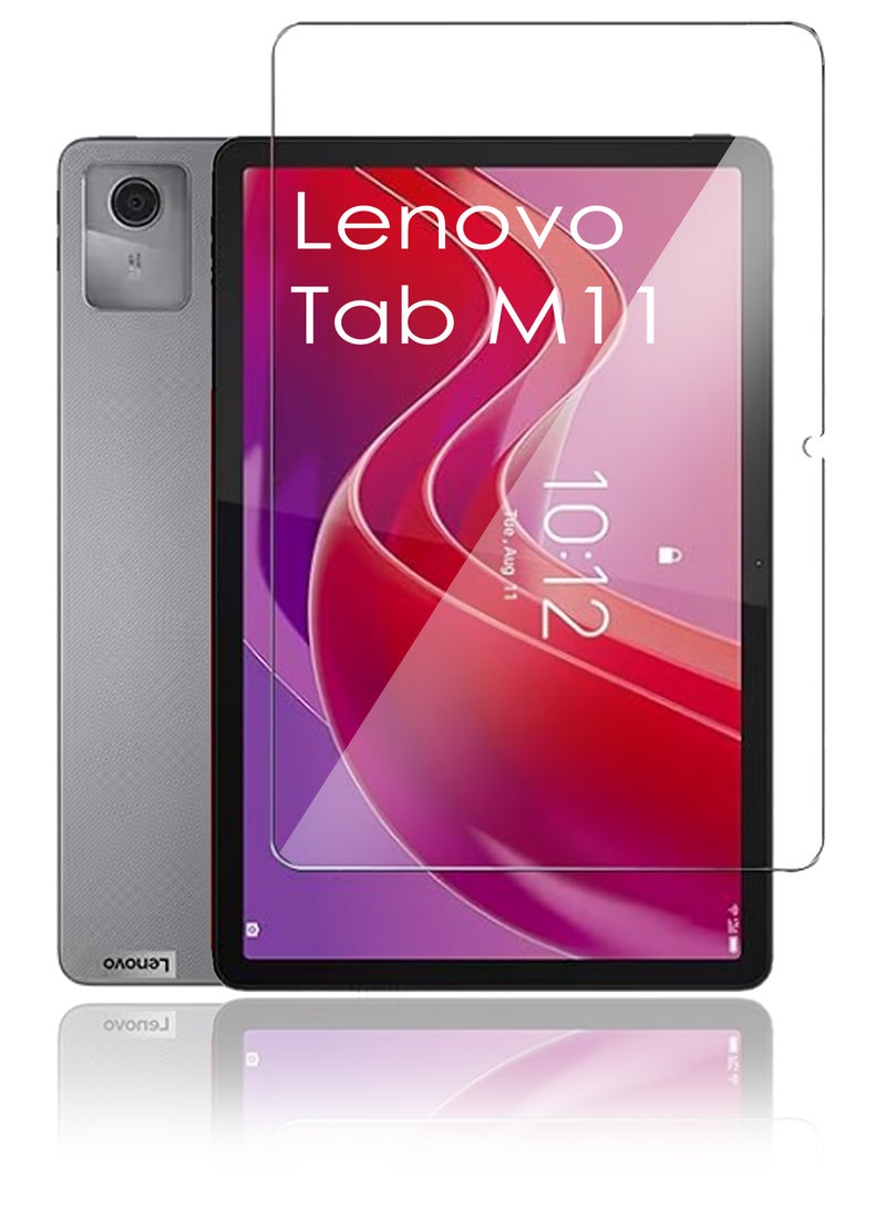 واقي شاشة زجاجي مقوى لجهاز لينوفو تاب M11 - 11.0 بوصة شفاف - Image 1