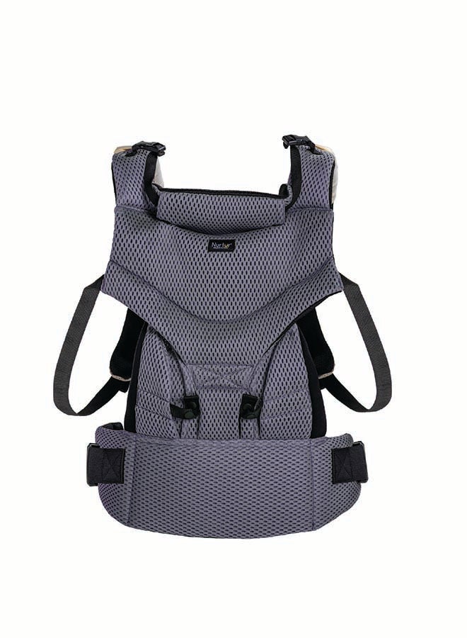 Nurtur Nurtur Willow Deluxe Mesh Infant Baby Carrier – Premium Fabric, Dual-Facing Comfort, Adjustable Cushioned Straps - Anthracite  - Image 4