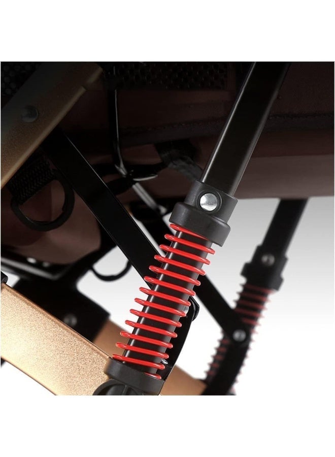 عربة سفر للطائرة - عربة مطوية محمولة للمطار - عربة صغيرة للسفر مع الأطفال - عربة لجميع التضاريس للأطفال. (أحمر) - Image 2