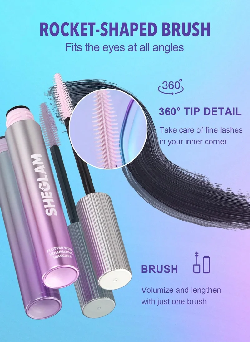 SHEGLAM Sheglam Flutter Wink Volumizing Mascara-Black