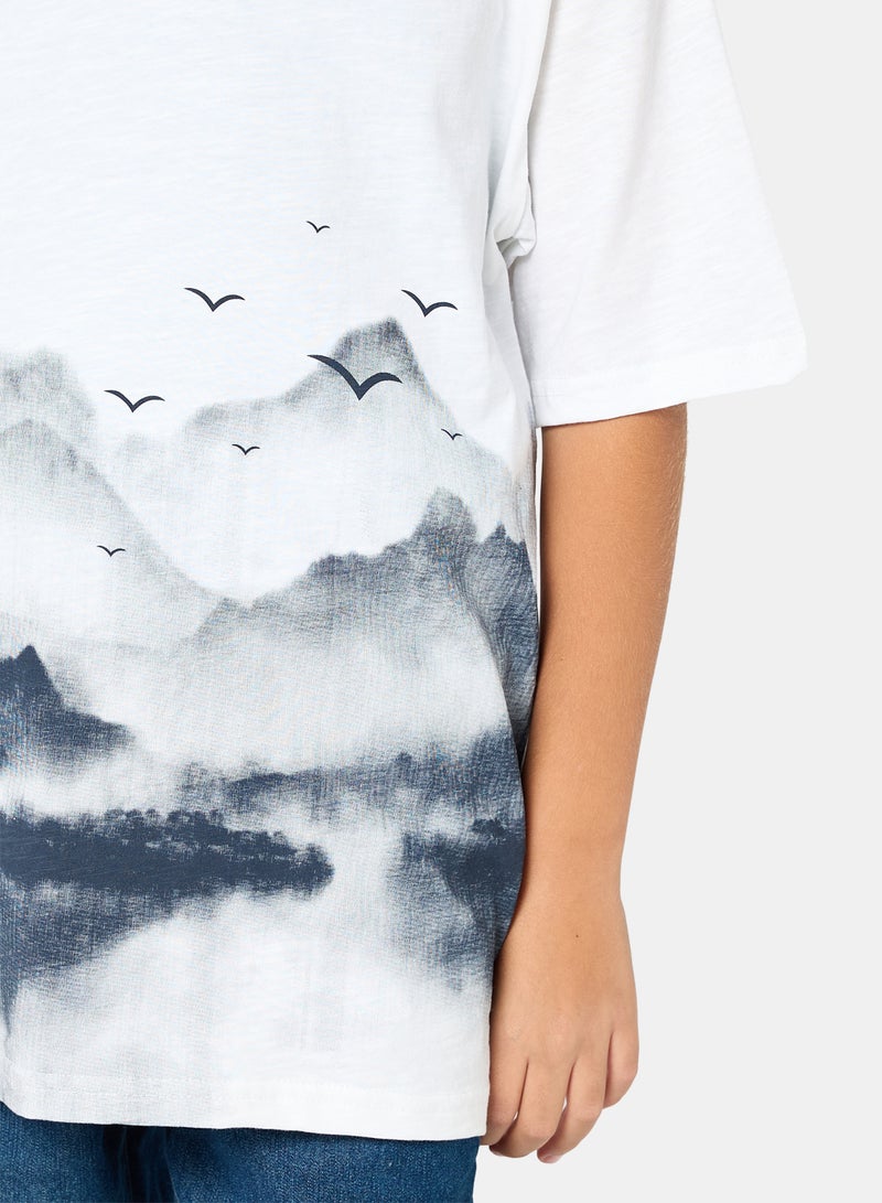 Panco Baby Boys SURF T-Shirt with Print Detail - Image 3