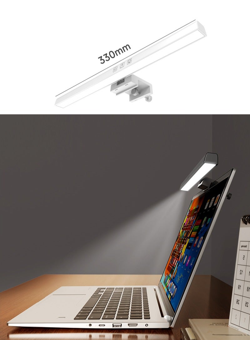 شاربدو مصباح كمبيوتر محمول بشاشة كمبيوتر يعمل بالطاقة USB للعناية بالعين ، والتحكم باللمس ، للمكتب / المنزل / الألعاب / المكتب مع سطوع قابل للتعديل / اللون 33 سم - Image 2