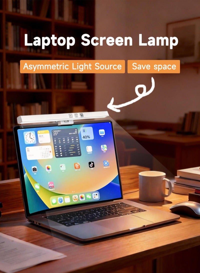 Sharpdo USB Powered Computer Monitor Laptop Lamp for Eye Caring, Touch Control, For Office/Home/Gaming/Desk with Adjustable Brightness/Color 33cm - Image 1