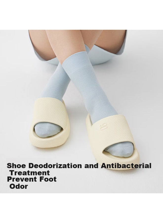 Bananain 301h Slippers For Men And Women, Bathroom Shower Non-slip Stepping-on Feeling Couple Home Shoes, Antibacterial And Odor-resistant, Suitable For Outdoor Wear - Image 1