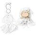 NEOVISTA Clothes Compatible with LABUBU Doll 4PCS Wedding Dress Set 17cm Doll Clothes Designer Outfit for Bridal Theme Cute Stylish Accessories for Labubu No Doll Ivory Bridal Charm - Image 3