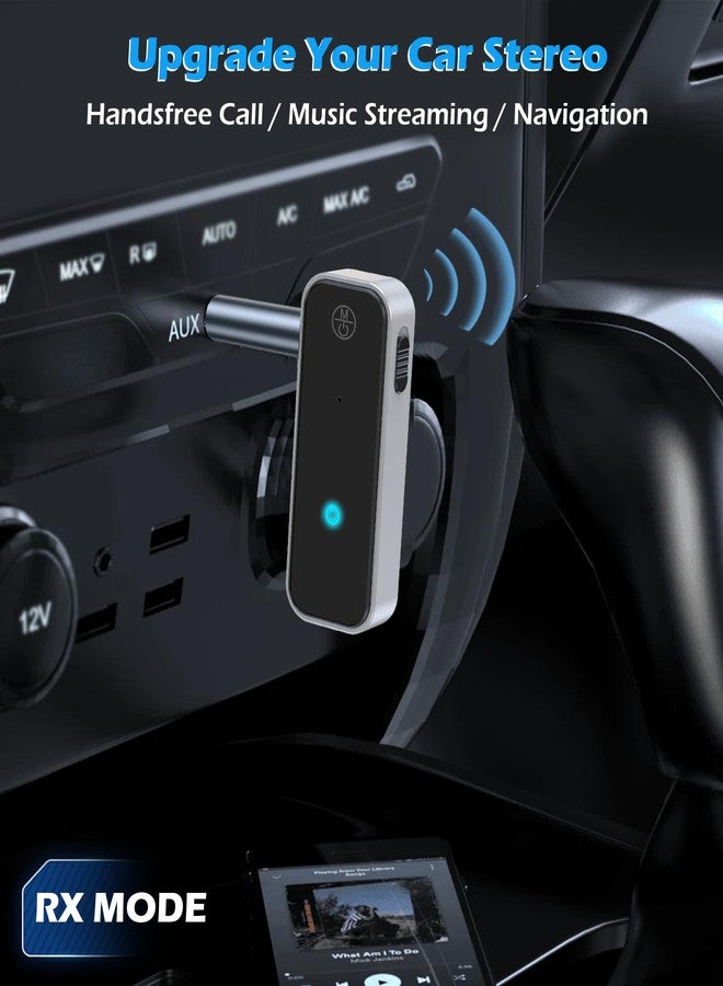 KAIY - Bluetooth 5.3 Transmitter Receiver, Bluetooth Aux Adapter for Car, Bluetooth Transmitter for TV, AirPods, Headphones/Airplane, Bluetooth Receiver for Stereo - Image 4