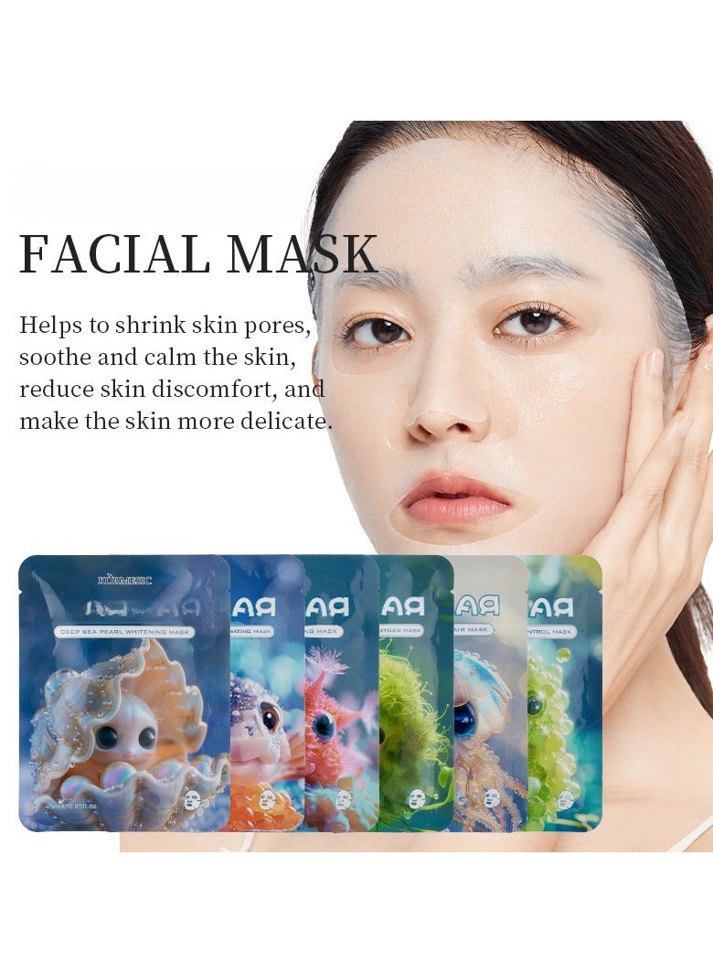 Kormesic Deep Sea Green Algae Facial Mask 25ml-5 packs  - Detoxifying & Revitalizing - Image 3