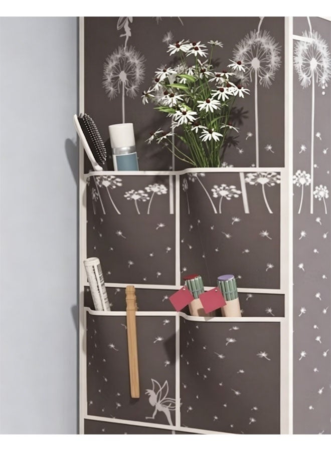 Bukela Portable Fabric Wardrobe Closet 70x45x160cm, Dust‑Proof Zipper Cover, Large Capacity Clothes Storage Organizer, Easy Assembly Steel Frame Cabinet for Home Bedroom Coffee - Image 5