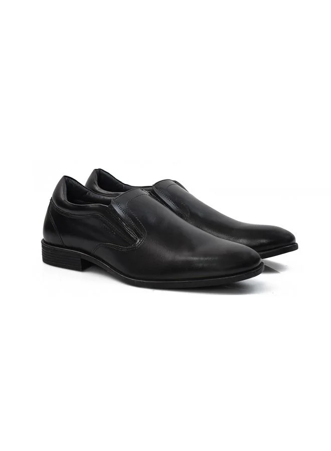 أتيليو Men's Robert Woo 15 Oxford Derby Loafer Slip On Comfort Black Leather Work Office Formal Occasion Party Casual Wear Italian Design Anti Skid Padded Insole Trendy Fashion Premium Shoes