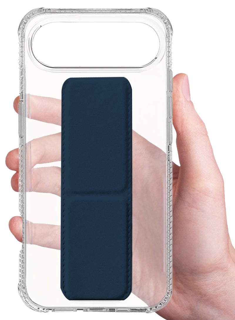 CATANES 2 Packs Finger Grip Clear Case Cover for iPhone 17 Air- Kickstand Car Magnetic Holder Multi-function Protective Two-in-one Case with 3D Screen Protector - Dark Blue - Image 5