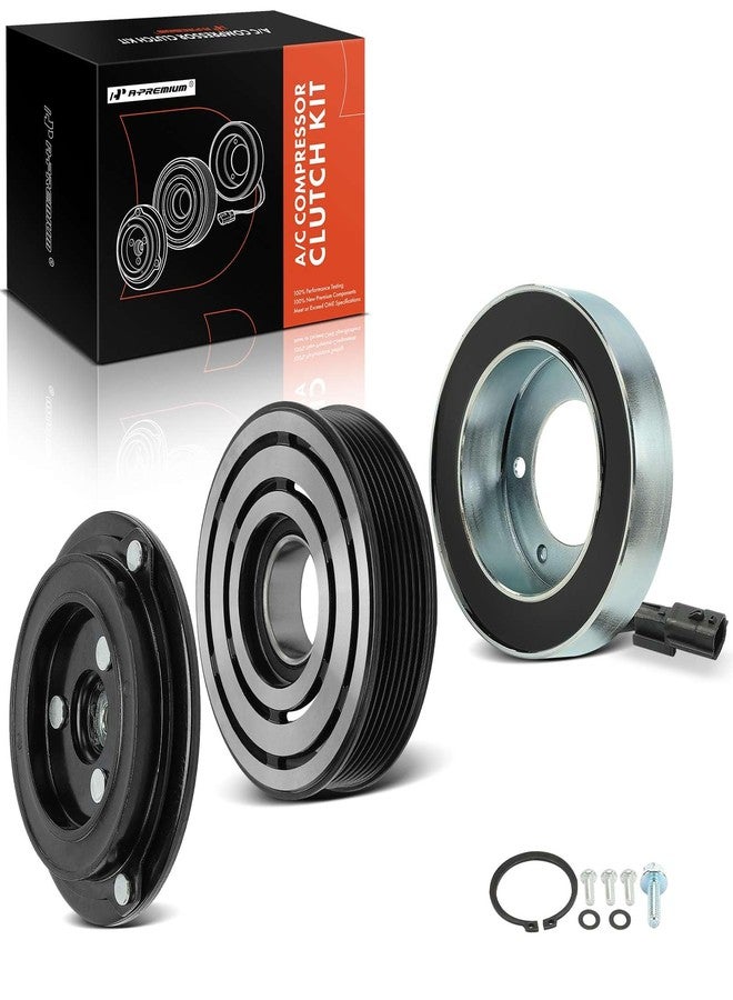 A-Premium Air Conditioner AC Compressor Clutch Kit Compatible with Nissan Murano 2009-2014, Pathfinder 2013-2015, Maxima 2008-2014, Quest 2011-2015 & Infiniti QX60 2014-2015 3.5L, JX35 2013 - Image 1
