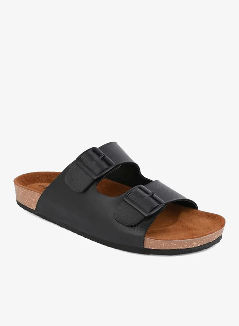 Styli  Buckle Double Strap Thick Sole Casual Sandal for Men | Best Price UAE